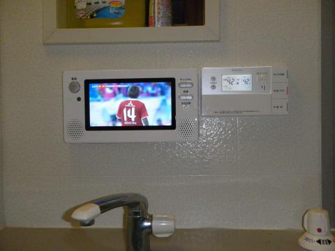 埼玉県八潮市Ｆ様邸《浴室テレビ設置》