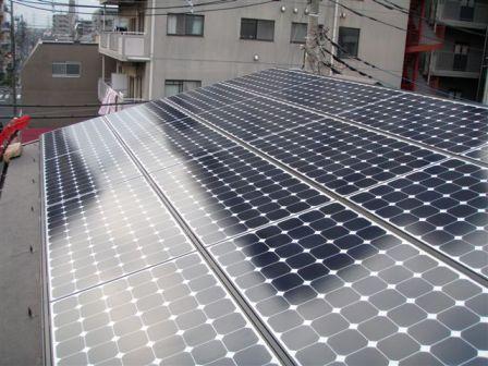 草加市氷川町に東芝太陽光発電で〜す♪♪