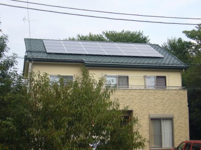 埼玉県ふじみ野市大井武蔵野　阿部さま邸　太陽光発電システム設置工事