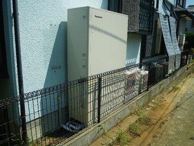 藤沢市　Ｋ様邸　太陽光・オール電化システム施工