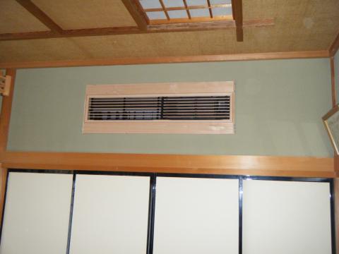田原市　Ｙ集落センターでエアコン入替工事