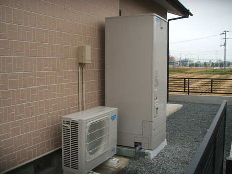 宮城県登米市にてオール電化工事