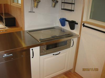 ＩＨクッキングヒーター取り付け