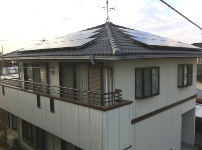 埼玉県 八潮市大瀬　Sさま邸　太陽光発電システム・オール電化（エコキュート・IH）工事
