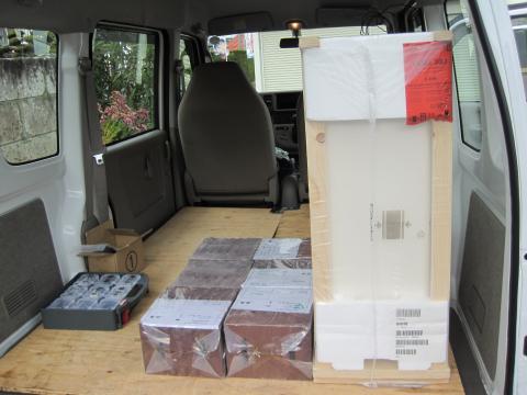 蓄熱暖房器工事に出発します【蓄熱暖房器工事】【長野県長野市】オール電化・エコ電化ＪＰ・街の工事屋さん【大光電気商会】