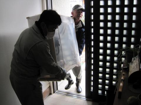 重たいですよ！【蓄熱暖房器工事】【長野県長野市】オール電化・エコ電化ＪＰ・街の工事屋さん【大光電気商会】