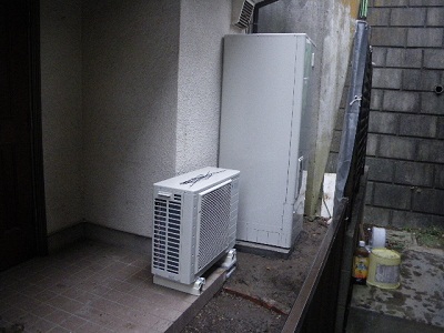 藤沢市　T様邸　ﾀﾞｲｷﾝ製エコキュート導入