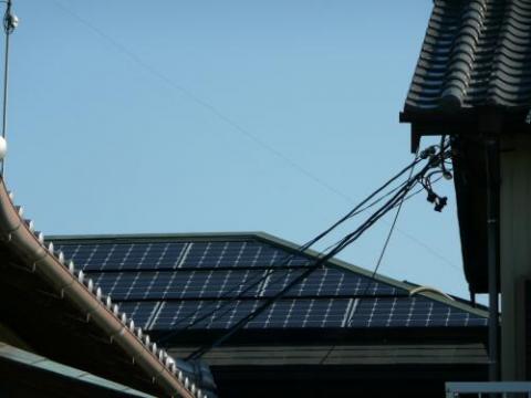 静岡県牧之原市Ｙ様邸三菱太陽光発電・単結晶モジュール200Ｗ施工