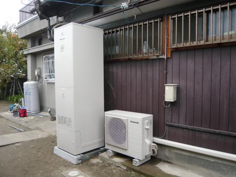 サンメイトのオール電化工事・Ｔ様のエコキュート編