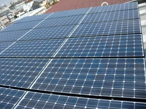 サンメイトの太陽光発電 3,87kw・SANYO編