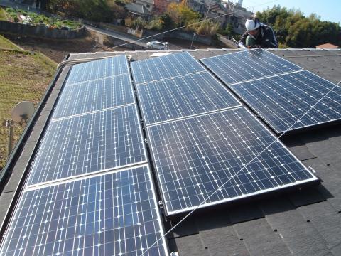 大阪府泉南郡Ｈ様　太陽光発電工事