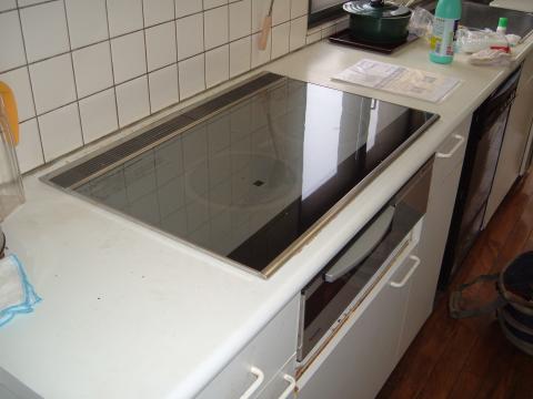 大阪府豊中市Ｕ様　ＩＨクッキングヒーター工事