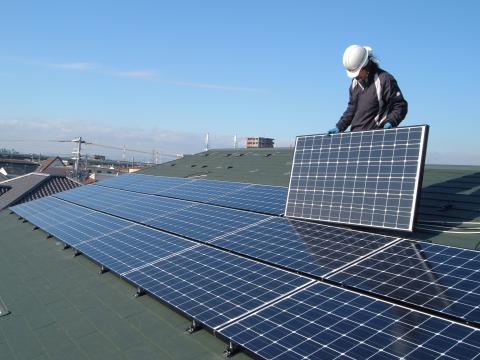 大阪府堺市Ｗ様　太陽光発電工事