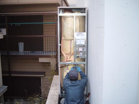 大阪府大阪市Ｎ様　電気温水器工事