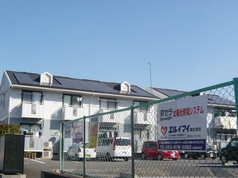 エルイマイ（株）9.882kw太陽光発電システムアパート設置！