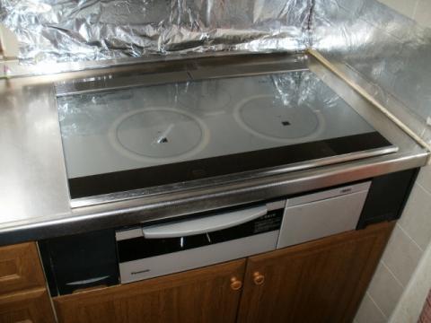福岡県糟屋郡N様邸　IHクッキングヒーター