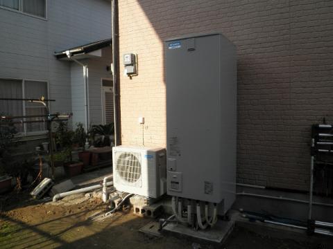 福岡県行橋市K様邸　エコキュート