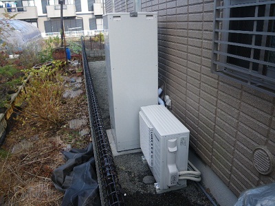 綾瀬市　Y様邸　パナソニック製エコキュート　施工