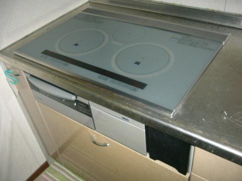 静岡県三島市ＩＨクッキングヒーター設置
