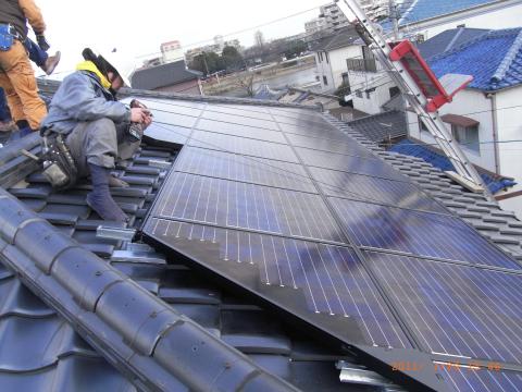 太陽光発電システム設置工事　福岡市西区福重　Ｍ様邸