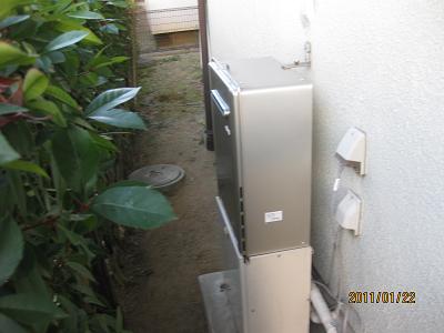 ガス給湯機取り換え工事