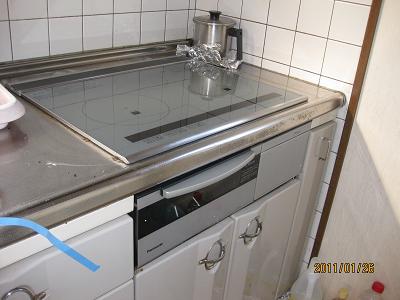 パナソニックＩＨクッキングヒーター取り付け