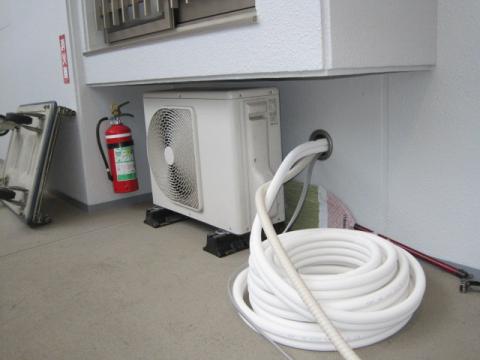 マンションのエアコンです【エアコン工事】【長野県長野市】オール電化・エコ電化ＪＰ・街の工事屋さん【大光電気商会】