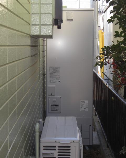 埼玉県上尾市Yさま邸（エコキュート設置工事）