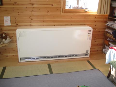 蓄熱暖房機工事の完成です【蓄熱暖房器工事】【電気工事】【長野県長野市】オール電化・エコ電化JP・街の工事屋さん【大光電気商会】