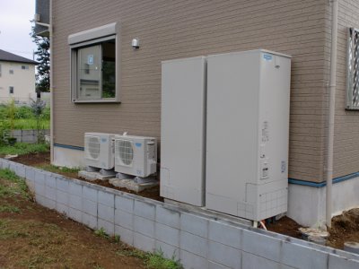 エコキュート2台設置