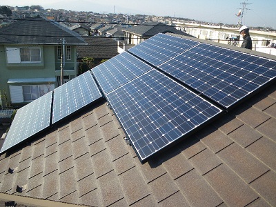 藤沢市　W様邸　ｻﾝﾖｰ製太陽光発電システム導入