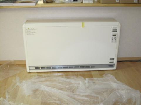 新築住宅へ蓄熱暖房器工事です【長野県長野市蓄熱暖房器工事】【長野県長野市電気工事】【長野県長野市オール電化工事】【街の電気工事屋さん】エコ電化ＪＰ【大光電気商会】