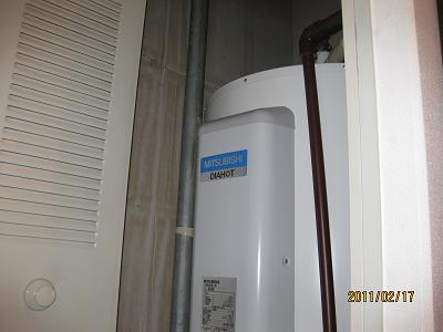 電気温水器取り換え工事