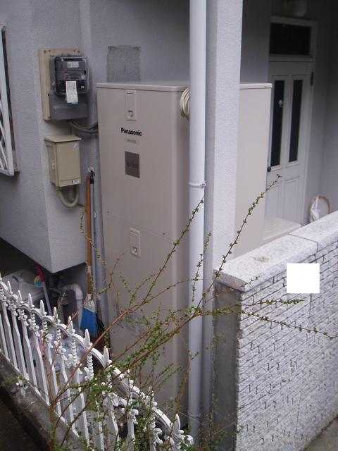 奈良県橿原市I様邸エコキュート工事完了です。