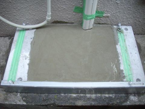 エコキュートの基礎工事