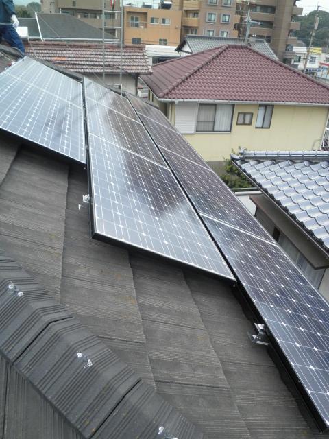 福岡市城南区　I様邸　サンヨー太陽光発電システム工事
