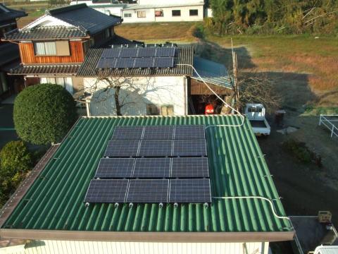 兵庫県丹波市Ｔ様邸太陽光発電