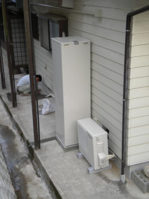 エコキュート設置（ガス併用）