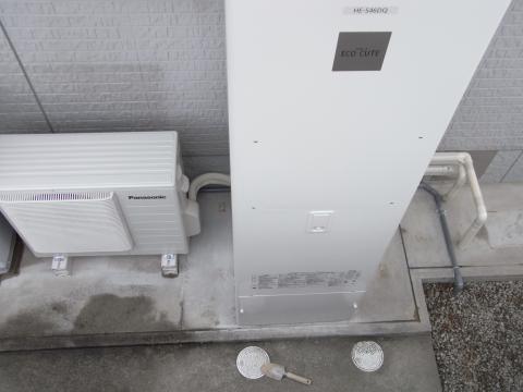 福岡市東区三苫　エコキュート工事