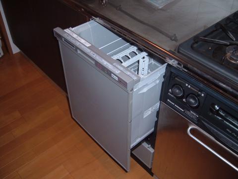 大阪府豊中市Ｇ様　ビルトイン食器洗い乾燥機工事