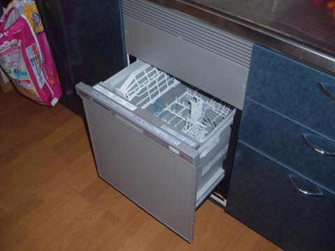 大阪府大阪市Ｋ様　ビルトイン食器洗い乾燥機工事
