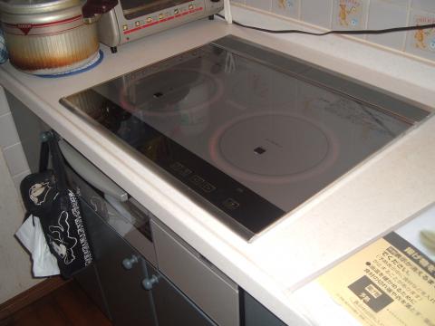 兵庫県神戸市Ｋ様　ＩＨクッキングヒーター工事