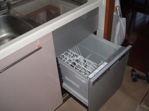 大阪府吹田市Ｗ様　ビルトイン食器洗い乾燥機工事