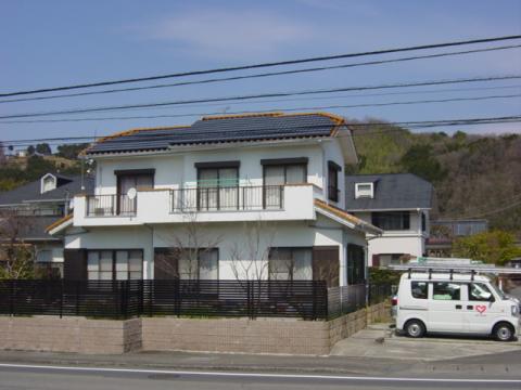 伊豆市太陽光発電システム設置工事