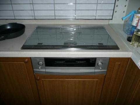 菊川市Ａ様邸　オール電化工事　ＩＨコンロ