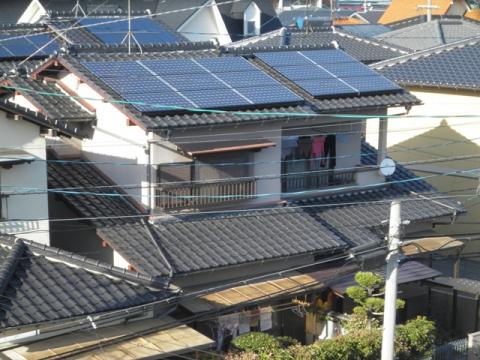 サンヨー（三洋）HIT　太陽光発電工事　福岡市西区