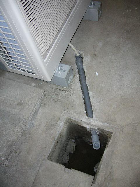 ヒートポンプの排水