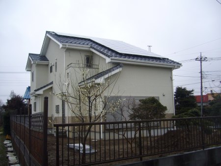 埼玉県 加須市　鶴岡さま邸　太陽光発電システム設置工事