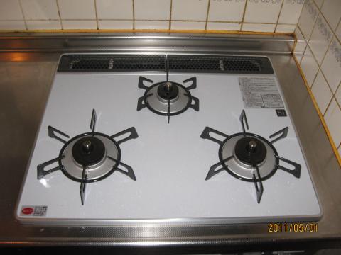 リンナイガスコンロ取り換え