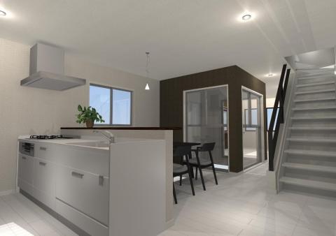 狭小住宅でオール電化５